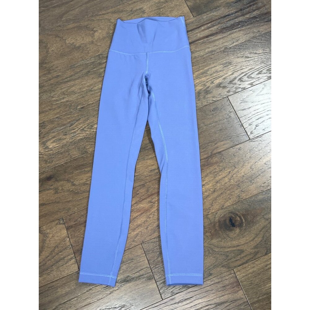 LULULEMON Wunder Train High-Rise Tight 25" in Water Drop (Blue) Sz 2 #W5CQDS NWT